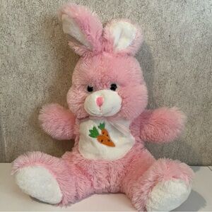 Pink Plush Bunny Toy pink fuzzy rabbit Easter 17”